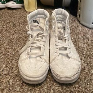 White Hightop Vans